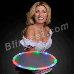 Flashing LED LightUp Bar Serving Tray