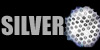Silver Flashing LED Tie w/Multicolor LEDs