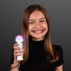 LED Mini Spinner Flashing Light Show Wand