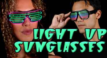 LED Flashing Sunglasses