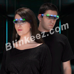 Stellar Light Up Futuristic Sunglasses