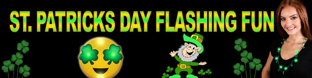 St. Pattys Flashing Fun! Shop Now!