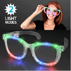 Wacky Crazy Flashing LED Jumbo Party Shades