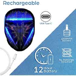 Halloween Shining Mask -&nbsp; Light Up Mask 